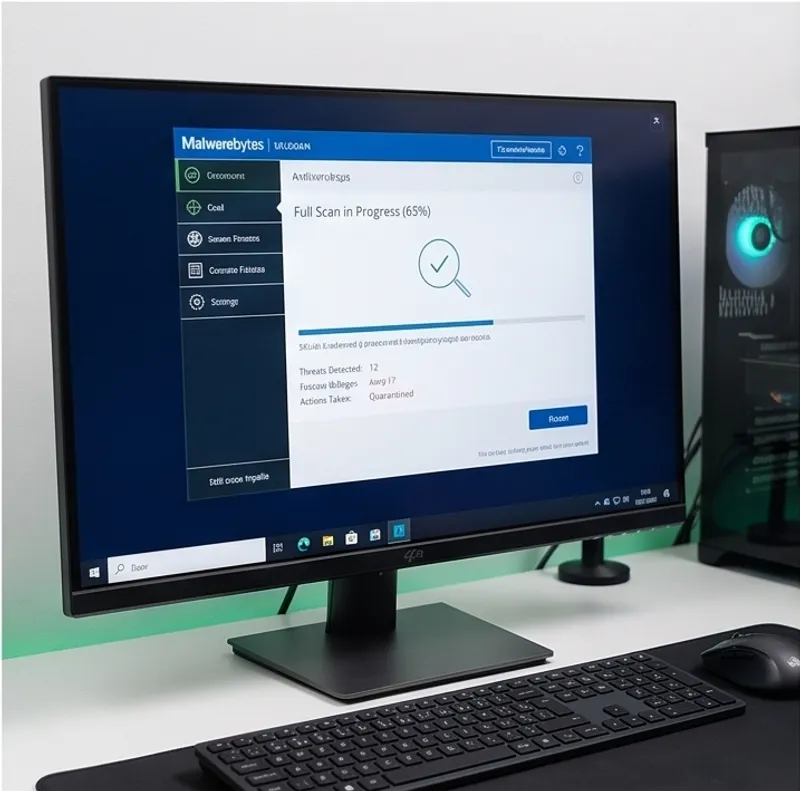 Serviço de remoção de vírus e malwares de computador